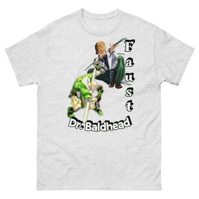 Faust Guilty Gear Tee, Video Game Shirt, Retro Faust Dr Baldhead Tee