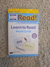 Your Baby can Read Learn to Read Starter Words Cards