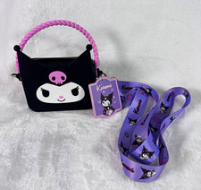 Official Sanrio Kuromi Q Uncle Silicone Mini Crossbody Purse Bag Lanyard NWT