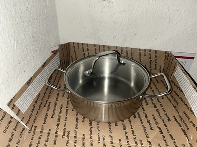 Berndes 2qt Stainless Steel Sauce Pan With Lid Not Original Lid Induction Ready