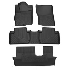 Floor Mats For 2014-2021 Mitsubishi Outlander All Weather 3d Tpe Liners 3pcs Floor Mats For 2014-2021 Mitsubishi Outlander All Weather 3d Tpe Liners 3pcs