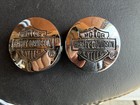 Harley Davidson Chrome Cushion Grip End Caps pair