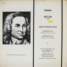 Johann Sebastian Bach - Nelly van der Spek, Sabine Kirchner, Theophil Maier, Bac