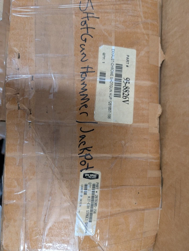 2006-2015 VICTORY HAMMER/JACKPOT EXHAUST,STAGE1 CHROME SHOTGUN PN 2876305-156 - Image 3 of 4