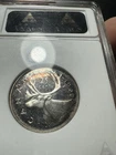 1960 Canada Quarter 25 Cents 25C Old ANACS Soapbox Holder MS 65 PL Nice Coin