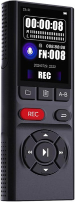 64GB  Digital Voice Recorder with Playback Long Battery 2-Inch Screen MP3 Audio