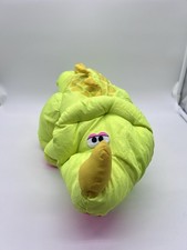 Vintage 1992 Fisher Price Puffalump Dino Roars Green Triceratops Dinosaur Plush