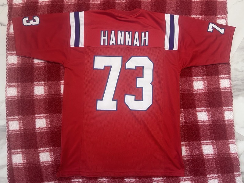 new england patriots Stitched jersey John Hannah Vintage Sz XL