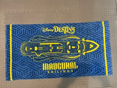 Disney Cruise Line, Destiny Beach Towel Inaugural Sailing