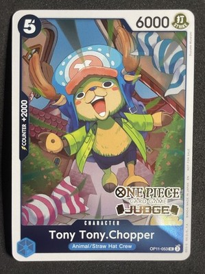 Tony Tony.Chopper Judge Pack Vol. 7 Foil Stamped One Piece Promo Card OP11-053