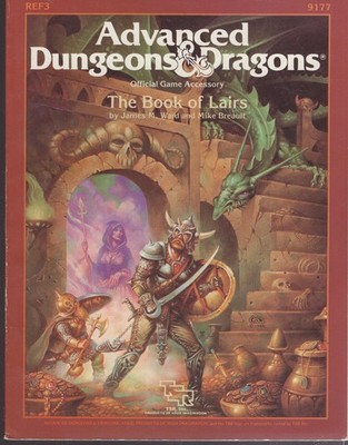REF3 The Book Of Lairs Advanced Dungeons & Dragons TSR #9177