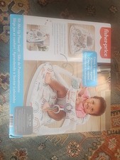 Fisher-Price Deluxe Sit-Me-Up Floor Seat Pebble Stream, Baby Chair Damaged pkg