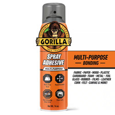NEW 14 oz Heavy Duty Spray Adhesive Clear Permanent Bond Indoor Outdoor Use