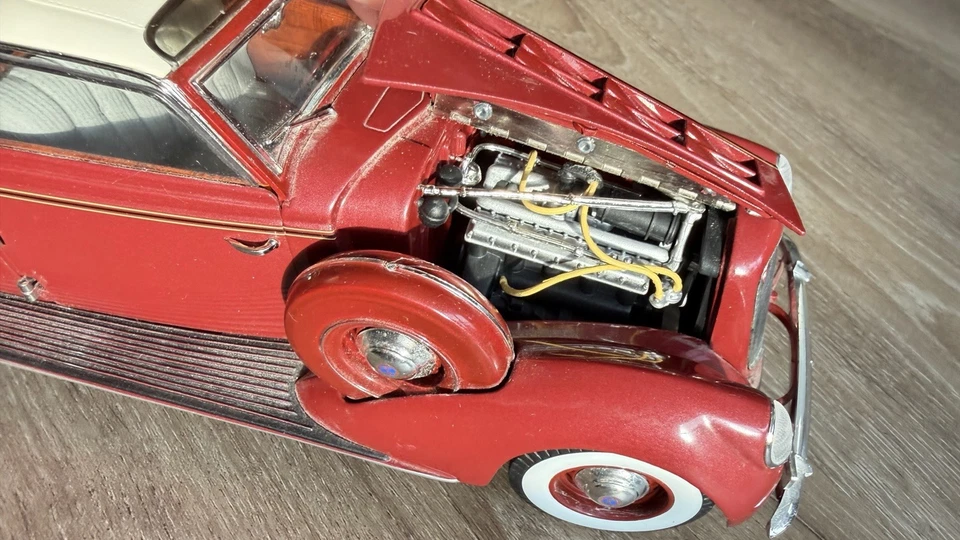 RARO! 1:18 Franklin Mint 1937 Maybach SW38 sedán limusina Landaulet diecast mod Foto 4 de 4