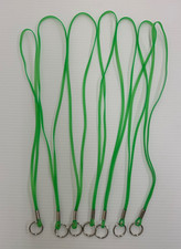 400 pcs Green Jelly Rubber Lanyards with Key Ring *NEW OLD STOCK CLEARANCE*