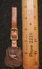 Vintage Aultman & Taylor Machinery Co Mansfield Ohio Roadrunner Watch Fob