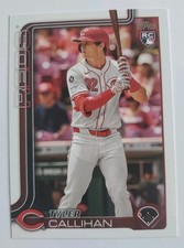 Baseball Card #US315 TYLER CALLIHAN Cincinnati Reds Outfield Topps 2025