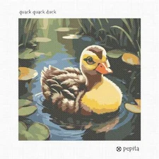 Quack Quack Duck Needlepoint Kit or Canvas
