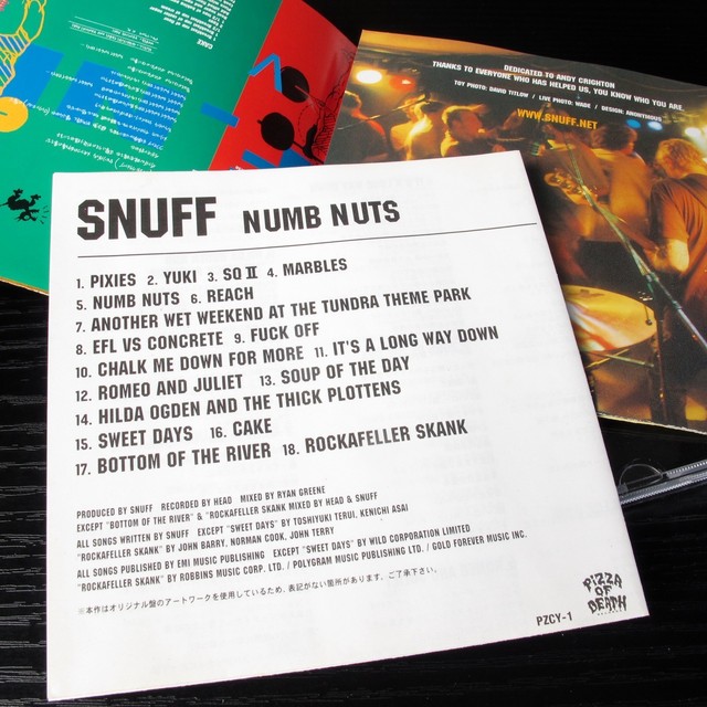 Numb Nuts by Snuff (UK Punk) (CD, Apr2000, 3d) for sale online eBay