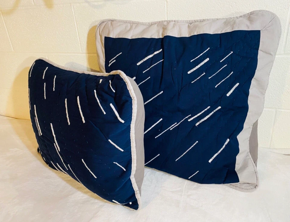 POTTERY BARN KIDS STAR WARS 2 PC QUILTED SHAMs MILLENNIUM FALCON STANDARD - Image 4 of 4