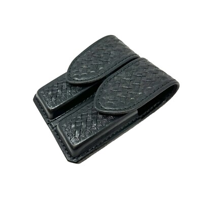 Don Hume Leathergoods D407 225 A Double Magazine Pouch Holder Good Condition