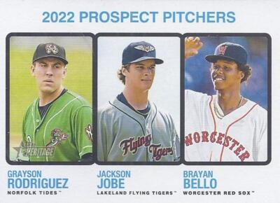 2022 Topps Heritage Minor League Baseball Cards #101-200 ~ Pick your card