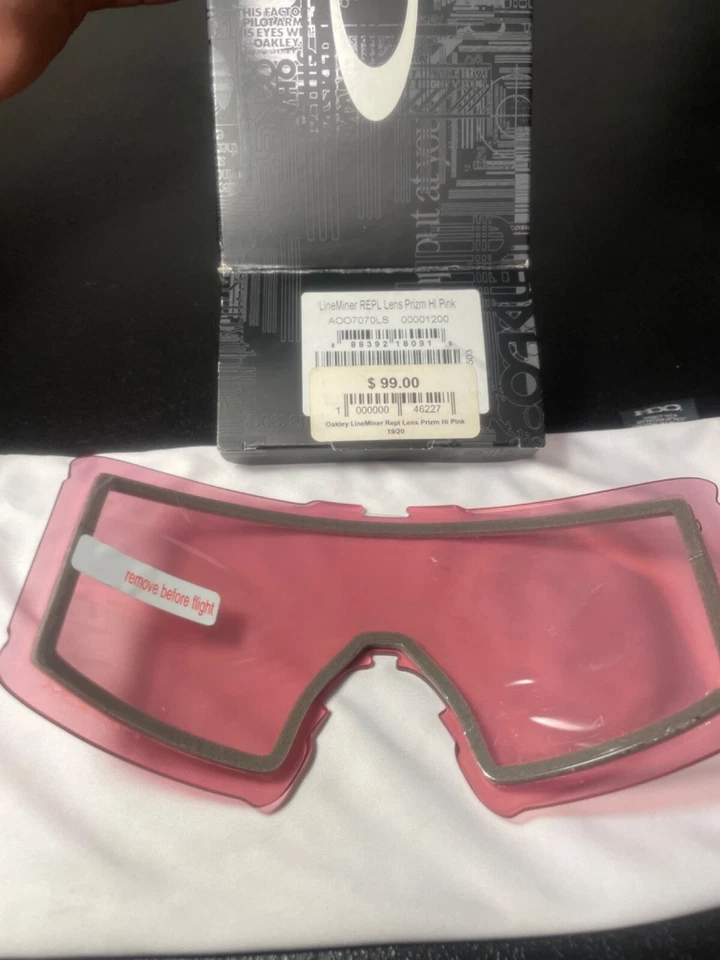 Lente Oakley Line Miner Prisma Rosa Nueva, Lente Oakley Original Foto 2 de 2