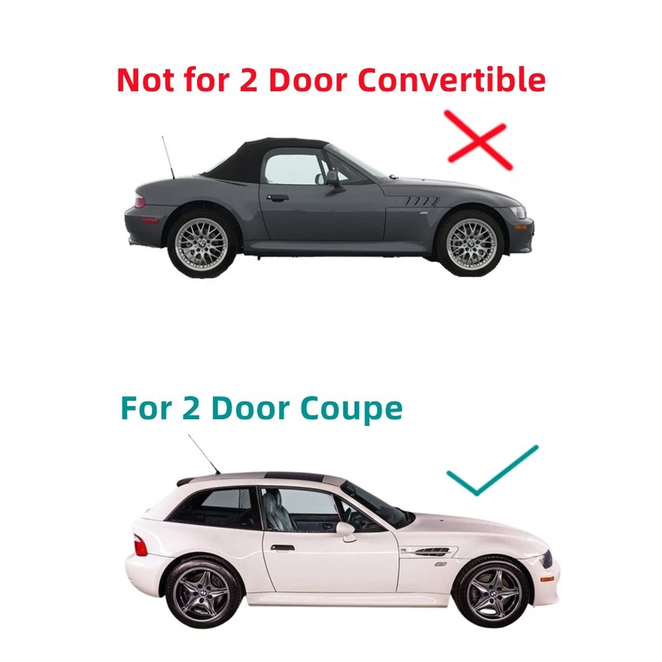 Vidrio de ventana de puerta lateral derecha/pasajero para BMW Z3 1999-2002 cupé Foto 3 de 4