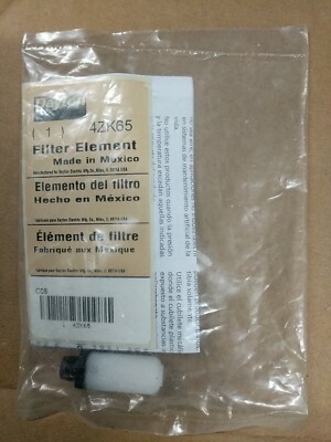 Dayton 4ZK65 Gen Purpose 5 Micron Filter, Microglass, Removal of Water Particles