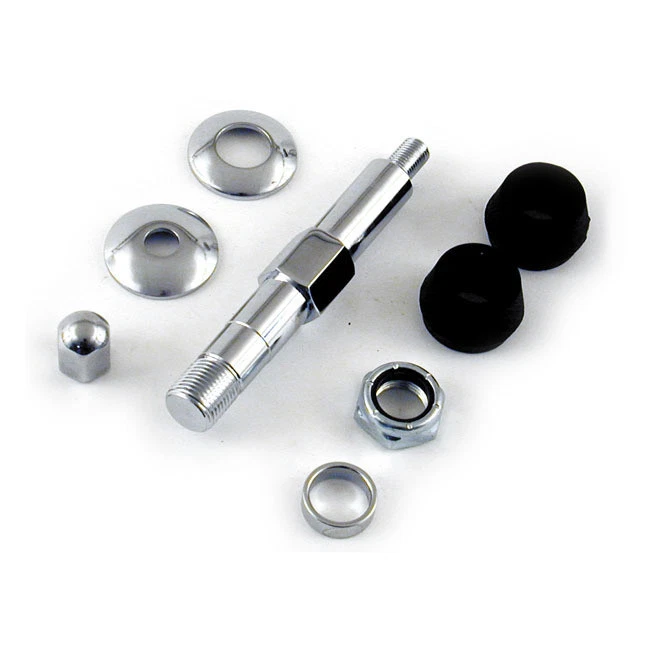 Boulon D'Amortisseur Supérieur, 1 Pièce En Chrome Pour Harley Davidson FL 58-66 - Photo 1/1
