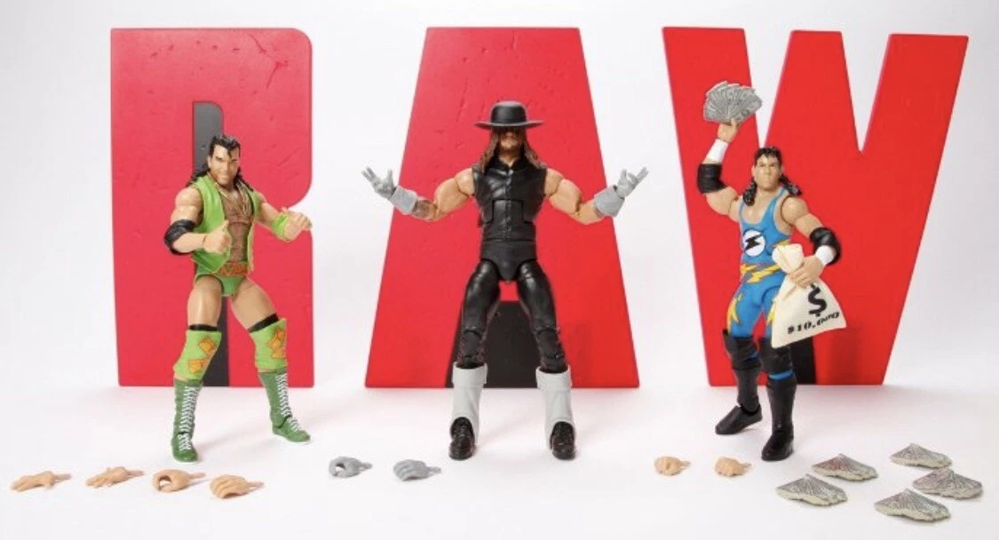WWE Elite RAW 30th Anniversary Collector Box Set 3 Figures Exclusive 🔥