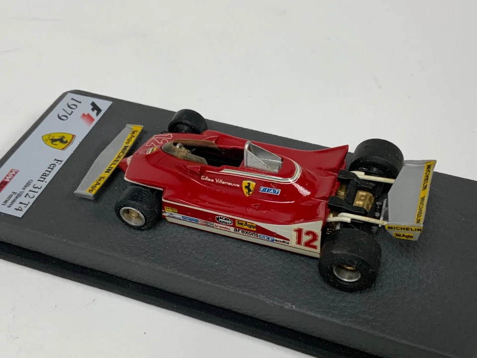 1/43 Western Models Ferrari 312 T4 F1 1979 Gilles Villeneuve MG843 Base Personalizada Foto 2 de 4