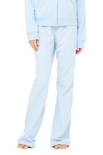 WOMEN'S BELLA  CANVAS FLEECE STRAIGHT LEG SWEATPANT 7017 BLUE YOGA LOUNGE PANS