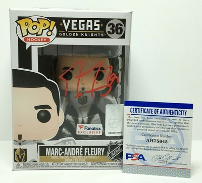 Marc Andre-Fleury Signed Fanatics Exclusive Golden Knights NHL Funko Pop #36 PSA | eBay