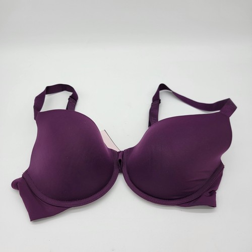 Victoria’s Secret Bra Soft Lightly Lined T-Shirt Demi Bra Size 34C Wine Color