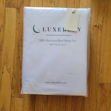 Luxebury Luxury Bamboo Sheet Set- 4 Piece Bedding Set- Bamboo Viscose Blend, 500