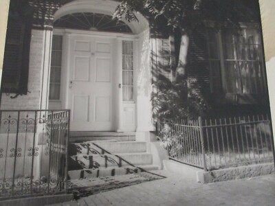 L WHITNEY STANDISH PHOTOGRAPH ''CHESTNUT STREET DOORWAY'' ORIGINAL SIGNED