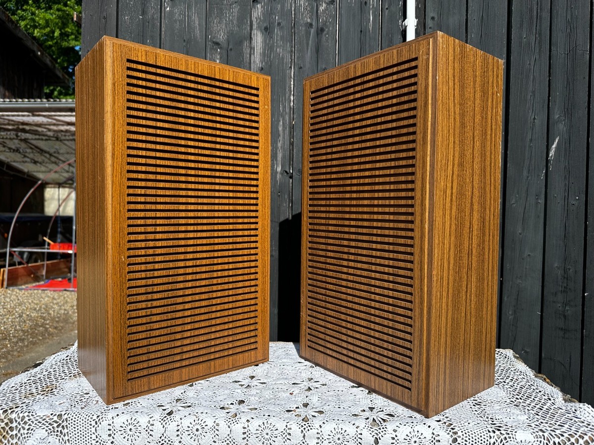 pair Vintage Telefunken 1967 speakers german AlNiCo magnet WB61H