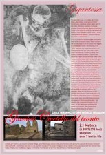 Giantesssa of Civetella del tronto / Giant Human Skeleton / 13 x 19 poster