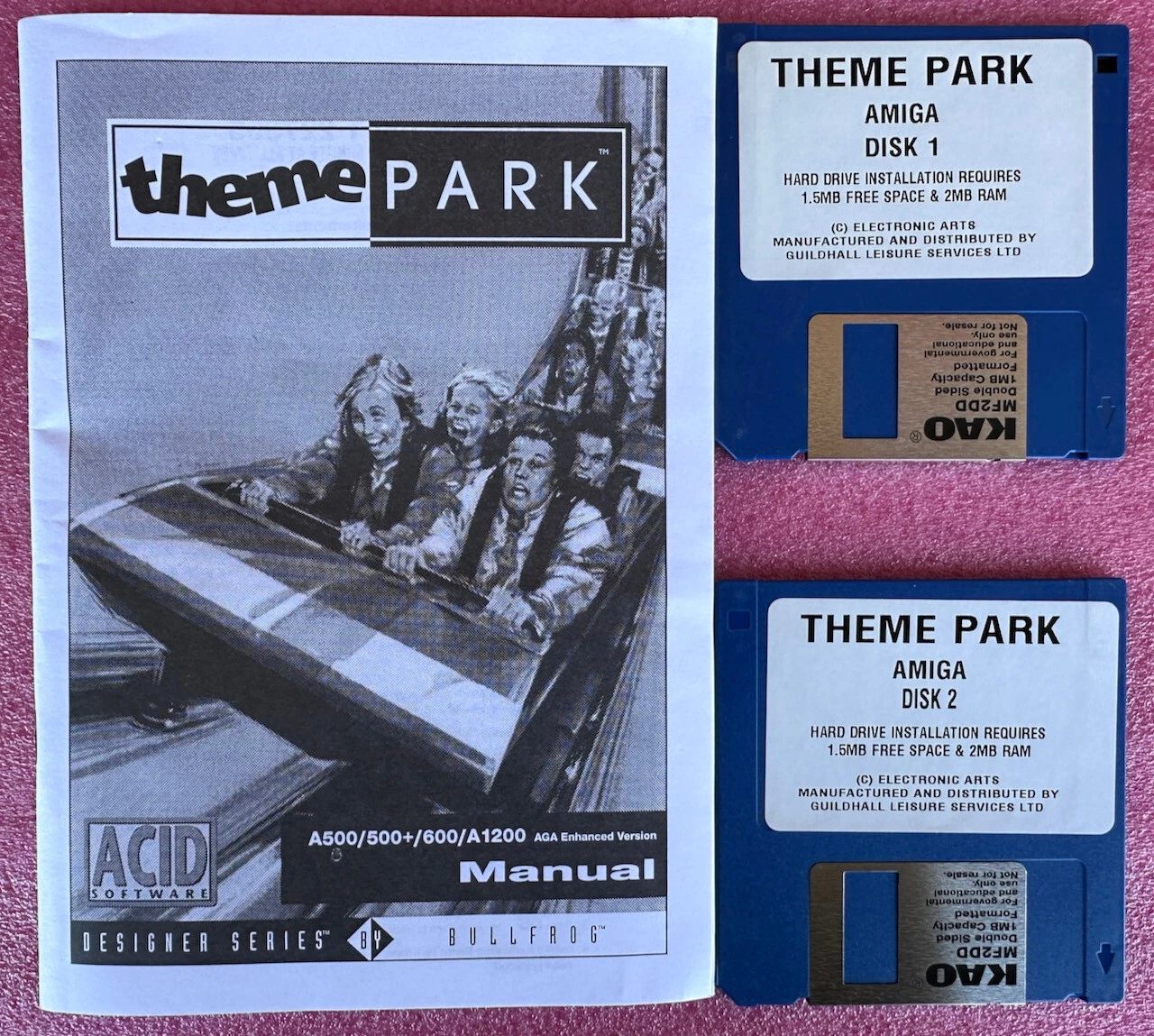 Additional photo for Unopened Commodore Amiga Theme Park Game – Rare Retro Classic
