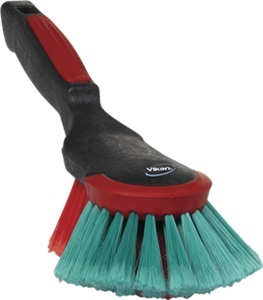 Vikan Multi Use Hand Brush, Dip Brush Heavy Duty Wheel Brush - Part No. 524652