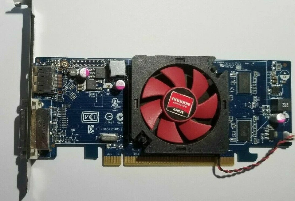 Dell AMD HD 7470 1GB DVI DisplayPort & VGA Adapter Windows 10 Video Card - Image 2 of 3