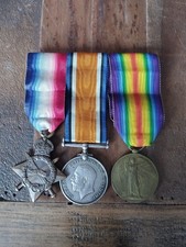 WW1 1914/15 Star Trio Of Medals - 9362 Pte / A Cpl H Dale Worcester Regiment 