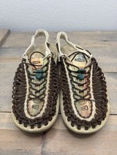 Keen Sandals Mens 12 M Uneek Waterfront Slip On Brown Comfort Flat Sandals