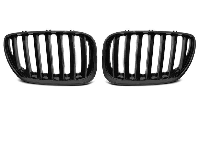 Grilles de calandre BMW X5 E53 LCI plastique ABS anti-fissure noir brillant anti-UV