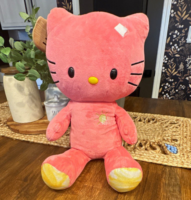 Build-A-Bear Workshop Hello Kitty Pink Cat Plush, Large 24-36in, 2011 Washable