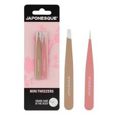 JAPONESQUE Mini Tweezers Set Neutrals New Sealed