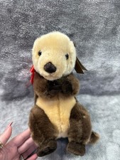 Aurora Miyoni Sea Otter 10" Plush Brown/Tan Soft Stuffed Animal NEW w/Tags