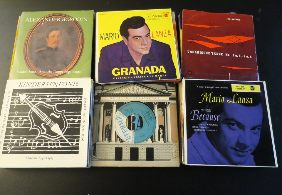 254 Singles Klassik Oper Operette 7" Vinyl Schallplatten Sammlung Konvolut 45rpm - Bild 3 von 4