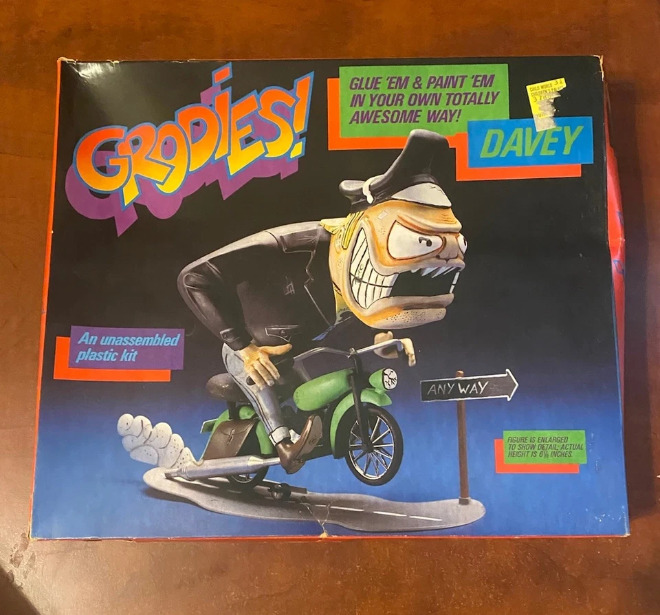 Lot of (3) 1983 Testor’s Grodies! Weird Ohs Remakes Model Kits not Aurora - Image 2 of 4